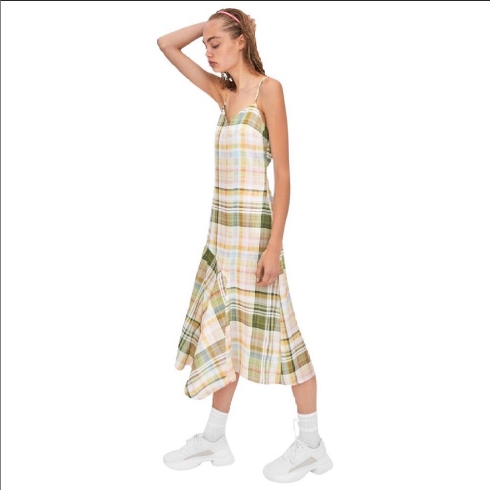 ZARA SATIN DRESS NWT